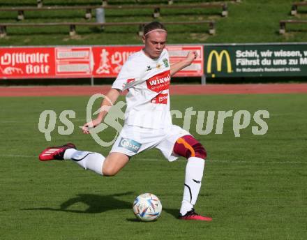 Fussball Unterliga West. Lienz gegen Woelfnitz   Andre Mathias Tabernig (Lienz). Lienz am 26.8.2023.
Foto: Kuess
---
pressefotos, pressefotografie, kuess, qs, qspictures, sport, bild, bilder, bilddatenbank