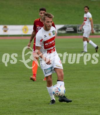 Fussball Unterliga West. Lienz gegen Woelfnitz   Dominic Josef Girstmair  (Lienz). Lienz am 26.8.2023.
Foto: Kuess
---
pressefotos, pressefotografie, kuess, qs, qspictures, sport, bild, bilder, bilddatenbank