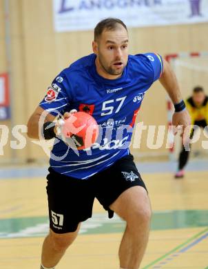 Handball BUndesliga. SC Ferlach gegen HC FIVERS WAT Margareten.  Patrik Leban (SCF). Ferlach, am 5.9.2023.
Foto: Kuess
---
pressefotos, pressefotografie, kuess, qs, qspictures, sport, bild, bilder, bilddatenbank