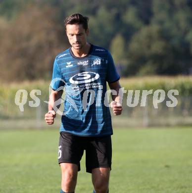 Fussball Kaerntner Liga. Kraig gegen Spittal.   Torjubel Sebastian Hertelt (Kraig). Kraig, am 9.9.2023.
Foto: Kuess
---
pressefotos, pressefotografie, kuess, qs, qspictures, sport, bild, bilder, bilddatenbank