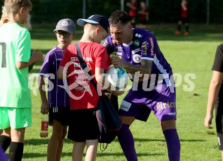 Fussball.  Testspiel. Austria Klagenfurt gegen GAK.  Sinan Karweina (Klagenfurt). Viktring, 8.9.2023.
Foto: Kuess
---
pressefotos, pressefotografie, kuess, qs, qspictures, sport, bild, bilder, bilddatenbank