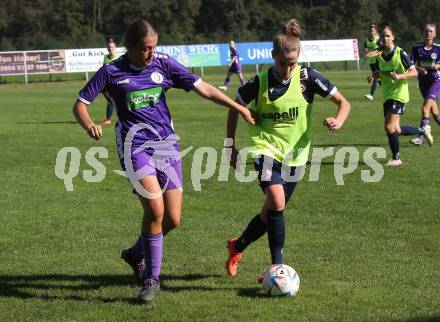 Fussball Frauen. OEFB Cup. SK Austria Klagenfurt gegen GAK. Alina-Marie Vaschauner   (Austria Klagenfurt). Glanegg, am 10.9.2023.
Foto: Kuess
---
pressefotos, pressefotografie, kuess, qs, qspictures, sport, bild, bilder, bilddatenbank