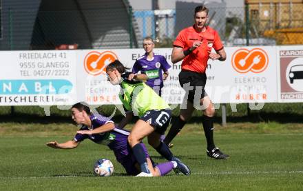 Fussball Frauen. OEFB Cup. SK Austria Klagenfurt gegen GAK.   Celine Arthofer (Austria Klagenfurt). Glanegg, am 10.9.2023.
Foto: Kuess
---
pressefotos, pressefotografie, kuess, qs, qspictures, sport, bild, bilder, bilddatenbank