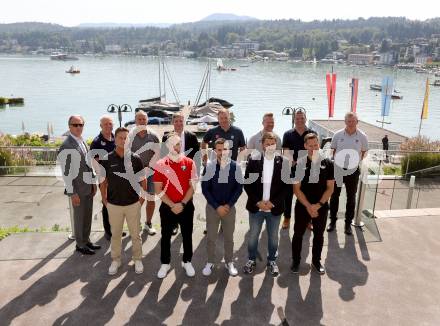Eishockey. ICE Hockey League. Saisonstart. Pressekonferenz. Trainer. Velden, am 12.9.2023.
Foto: Kuess
---
pressefotos, pressefotografie, kuess, qs, qspictures, sport, bild, bilder, bilddatenbank