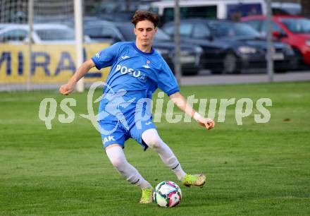 Fussball Kaerntner Liga. SAK gegen Donau.   Jan Sasa Ogris-Martic  (SAK).  Klagenfurt, am 15.9.2023.
Foto: Kuess
---
pressefotos, pressefotografie, kuess, qs, qspictures, sport, bild, bilder, bilddatenbank