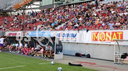 Fussball Bundesliga. SK Austria Klagenfurt gegen LASK.  Fans  (Klagenfurt).  Klagenfurt, am 16.9.2023.
Foto: Kuess
---
pressefotos, pressefotografie, kuess, qs, qspictures, sport, bild, bilder, bilddatenbank