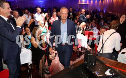 Eishockey Bundesliga. 100 Jahr Feier VSV.   Peter Raffl. Villach, am 21.9.2023.
Foto: Kuess
www.qspictures.net
---
pressefotos, pressefotografie, kuess, qs, qspictures, sport, bild, bilder, bilddatenbank