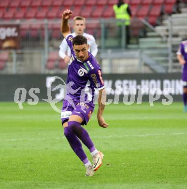 Fussball Bundesliga. SK Austria Klagenfurt gegen SC Austria Lustenau.  Sinan Karweina  (Klagenfurt).  Klagenfurt, am 23.9.2023.
Foto: Kuess
---
pressefotos, pressefotografie, kuess, qs, qspictures, sport, bild, bilder, bilddatenbank