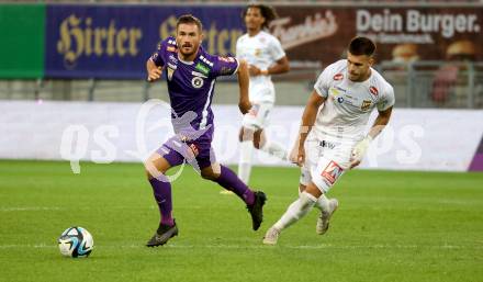 Fussball Bundesliga. SK Austria Klagenfurt gegen SC Austria Lustenau.   Turgay Gemicibasi (Klagenfurt).  Klagenfurt, am 23.9.2023.
Foto: Kuess
---
pressefotos, pressefotografie, kuess, qs, qspictures, sport, bild, bilder, bilddatenbank