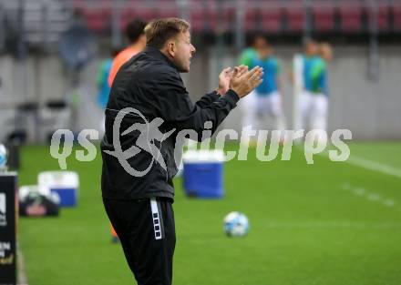 Fussball Bundesliga. SK Austria Klagenfurt gegen SC Austria Lustenau.   Co-Trainer Martin Lassnig (Klagenfurt).  Klagenfurt, am 23.9.2023.
Foto: Kuess
---
pressefotos, pressefotografie, kuess, qs, qspictures, sport, bild, bilder, bilddatenbank