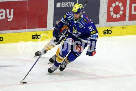 EBEL. Eishockey Bundesliga. EC VSV gegen Asiago Hockey.   Niklas Wetzl  (VSV).  Villach, am 26.9.2023
Foto: Kuess
www.qspictures.net
---
pressefotos, pressefotografie, kuess, qs, qspictures, sport, bild, bilder, bilddatenbank