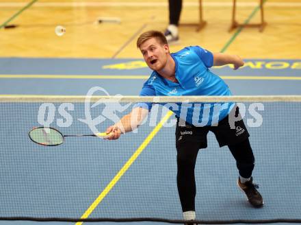 Badminton. ASKOE Kelag Kaernten. Martin Cerkovnik  . Klagenfurt, 15.10.2023
Foto: Kuess
www.qspictures.net
---
pressefotos, pressefotografie, kuess, qs, qspictures, sport, bild, bilder, bilddatenbank