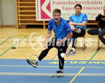 Badminton. ASKOE Kelag Kaernten. Martin Cerkovnik  . Klagenfurt, 15.10.2023
Foto: Kuess
www.qspictures.net
---
pressefotos, pressefotografie, kuess, qs, qspictures, sport, bild, bilder, bilddatenbank