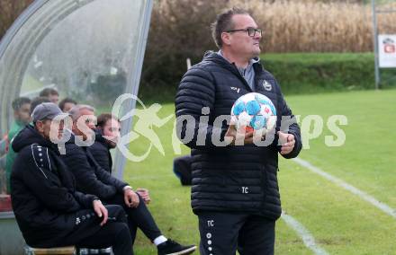 Fussball. Kaerntner Liga. Koettmannsdorf gegen Donau. Trainer Christian Trappitsch  (Donau). Koettmannsdorf, 29.10.2023.
Foto: Kuess
www.qspictures.net
---
pressefotos, pressefotografie, kuess, qs, qspictures, sport, bild, bilder, bilddatenbank