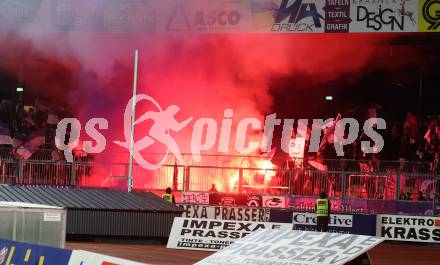 Fussball Bundesliga. WAC gegen SK Austria Klagenfurt. Fans  (Klagenfurt).  Wolfsberg, am 4.11.2023.
Foto: Kuess
www.qspictures.net
---
pressefotos, pressefotografie, kuess, qs, qspictures, sport, bild, bilder, bilddatenbank