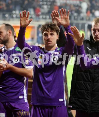 Fussball Bundesliga. WAC gegen SK Austria Klagenfurt.   Simon Straudi (Klagenfurt).  Wolfsberg, am 4.11.2023.
Foto: Kuess
www.qspictures.net
---
pressefotos, pressefotografie, kuess, qs, qspictures, sport, bild, bilder, bilddatenbank