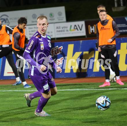 Fussball Bundesliga. WAC gegen SK Austria Klagenfurt.  Florian Jaritz (Klagenfurt).  Wolfsberg, am 4.11.2023.
Foto: Kuess
www.qspictures.net
---
pressefotos, pressefotografie, kuess, qs, qspictures, sport, bild, bilder, bilddatenbank