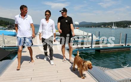 Fussball. Interview Martin HInteregger. Martin Hinteregger, Claudio Trevisan. Velden, am 10.7.2023.
Foto: Kuess



---
pressefotos, pressefotografie, kuess, qs, qspictures, sport, bild, bilder, bilddatenbank