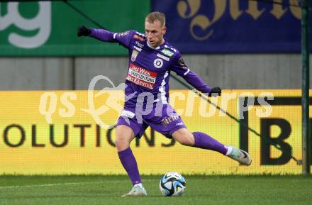 Fussball Bundesliga. SK Austria Klagenfurt gegen TSV Egger Glas Hartberg. Florian Jaritz  (Klagenfurt).   Klagenfurt, am 4.12.2023.
Foto: Kuess
---
pressefotos, pressefotografie, kuess, qs, qspictures, sport, bild, bilder, bilddatenbank