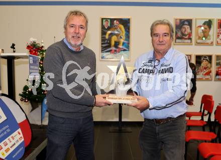 Kaernten Sport. Sportlermeeting. Pressekonferenz Sportpresseklub.  Marjan Velik, Dietmar Triebnig. Klagenfurt, am 5.12.2023.
Foto: Kuess
---
pressefotos, pressefotografie, kuess, qs, qspictures, sport, bild, bilder, bilddatenbank