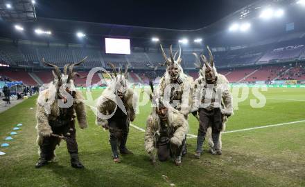 Fussball. Bundesliga. SK Austria Klagenfurt gegen Austria Wien.  Krampus. Klagenfurt, 9.12.2023.
Foto: Kuess
---
pressefotos, pressefotografie, kuess, qs, qspictures, sport, bild, bilder, bilddatenbank