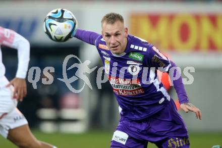 Fussball. Bundesliga. SK Austria Klagenfurt gegen Austria Wien.   Florian Jaritz  (Austria Klagenfurt). Klagenfurt, 9.12.2023.
Foto: Kuess
---
pressefotos, pressefotografie, kuess, qs, qspictures, sport, bild, bilder, bilddatenbank