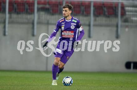 Fussball. Bundesliga. SK Austria Klagenfurt gegen Austria Wien.  Thorsten Mahrer   (Austria Klagenfurt). Klagenfurt, 9.12.2023.
Foto: Kuess
---
pressefotos, pressefotografie, kuess, qs, qspictures, sport, bild, bilder, bilddatenbank
