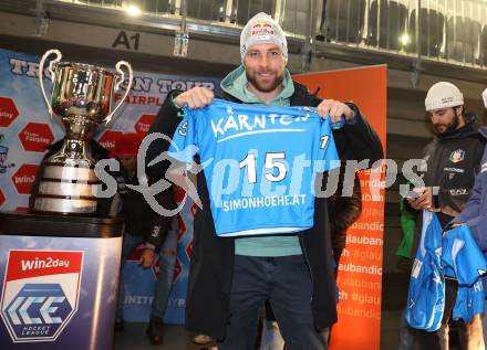 Snowboard Weltcup. Startnummernauslosung.   Benjamin Karl. KLagenfurt, am 26.1.2024.
Foto: Kuess
www.qspictures.net
---
pressefotos, pressefotografie, kuess, qs, qspictures, sport, bild, bilder, bilddatenbank