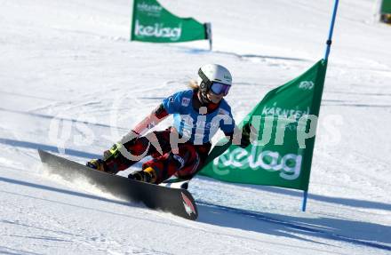 Snowboard Weltcup.  Sabine Schoeffmann  (AUT). Simonhoehe, am 27.1.2024.
Foto: Kuess
www.qspictures.net
---
pressefotos, pressefotografie, kuess, qs, qspictures, sport, bild, bilder, bilddatenbank