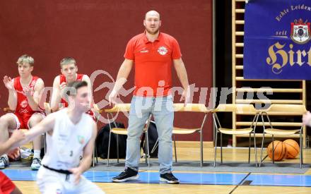 Basketball 2. Liga 2023/2024. Grunddurchgang 17. Runde.  KOS gegen Upper Austrian Ballers   Trainer Samuli Nieminen (Austrian Ballers). Klagenfurt, am 10.2.2024.
Foto: Kuess

---
pressefotos, pressefotografie, kuess, qs, qspictures, sport, bild, bilder, bilddatenbank
