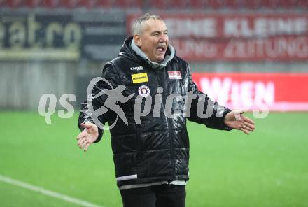 Fussball. Bundesliga. SK Austria Klagenfurt gegen Rapid  Wien.   Trainer Peter Pacult  (Austria Klagenfurt).. Klagenfurt, 10.3.2024.
Foto: Kuess
---
pressefotos, pressefotografie, kuess, qs, qspictures, sport, bild, bilder, bilddatenbank