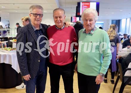 Fussball Bundesliga. SK Austria Klagenfurt gegen Rapid Wien.   Kurt Widmann, Walter Ludescher, Alois Jagodic. Klagenfurt, am 10.3.2024.
Foto: Kuess
www.qspictures.net
---
pressefotos, pressefotografie, kuess, qs, qspictures, sport, bild, bilder, bilddatenbank