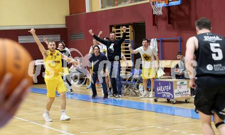 Basketball 2. Liga 2023/2024. Playoffs. VF-033.  Woerthersee Piraten gegen Guessing Blackbirds.   Jubel (Piraten),   Klagenfurt, am 16.3.2024.
Foto: Kuess

---
pressefotos, pressefotografie, kuess, qs, qspictures, sport, bild, bilder, bilddatenbank
