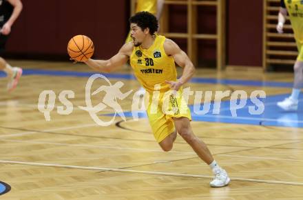 Basketball 2. Liga 2023/2024. Playoffs. VF-033.  Woerthersee Piraten gegen Guessing Blackbirds.   Marcus Holyfield (Piraten),  Klagenfurt, am 16.3.2024.
Foto: Kuess

---
pressefotos, pressefotografie, kuess, qs, qspictures, sport, bild, bilder, bilddatenbank