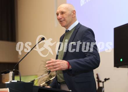 Fussball. Jahreshauptversammlung Kaerntner Fussballverband.  Manfred Mertel.. Klagenfurt, am 15.3.2024.
Foto: Kuess
---
pressefotos, pressefotografie, kuess, qs, qspictures, sport, bild, bilder, bilddatenbank