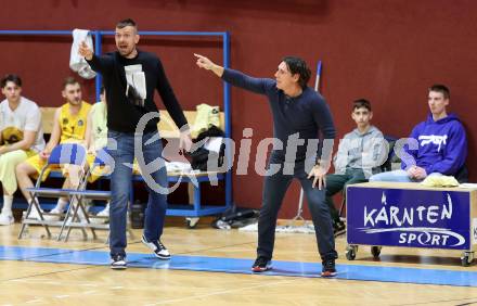 Basketball 2. Liga 2023/2024. Playoffs. VF-033.  Woerthersee Piraten gegen Guessing Blackbirds.  Rasid Mahalbasic, Trainer Andreas Kuttnig  (Piraten). Klagenfurt, am 16.3.2024.
Foto: Kuess

---
pressefotos, pressefotografie, kuess, qs, qspictures, sport, bild, bilder, bilddatenbank