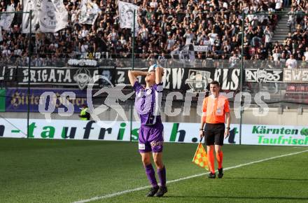 Fussball Bundesliga. SK Austria Klagenfurt gegen SK Puntigamer Sturm Graz.   Till Schumacher (Klagenfurt).  Klagenfurt, am 17.3.2024.
Foto: Kuess
www.qspictures.net
---
pressefotos, pressefotografie, kuess, qs, qspictures, sport, bild, bilder, bilddatenbank