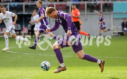 Fussball Bundesliga. SK Austria Klagenfurt gegen SK Puntigamer Sturm Graz.  Jonas Arweiler (Klagenfurt).  Klagenfurt, am 17.3.2024.
Foto: Kuess
www.qspictures.net
---
pressefotos, pressefotografie, kuess, qs, qspictures, sport, bild, bilder, bilddatenbank