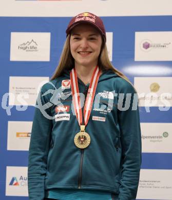 Klettern. Bouldern. Oesterreichische Meisterschaft. Jessica Pilz. KLagenfurt, am 17.3.2024.
Foto: Kuess
www.qspictures.net
---
pressefotos, pressefotografie, kuess, qs, qspictures, sport, bild, bilder, bilddatenbank