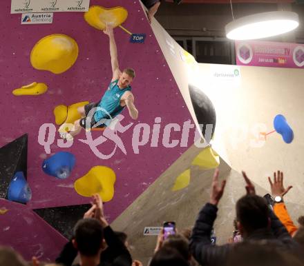 Klettern. Bouldern. Oesterreichische Meisterschaft. Jakob Schubert. KLagenfurt, am 17.3.2024.
Foto: Kuess
www.qspictures.net
---
pressefotos, pressefotografie, kuess, qs, qspictures, sport, bild, bilder, bilddatenbank