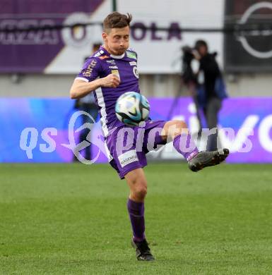 Fussball Bundesliga. SK Austria Klagenfurt gegen SK Puntigamer Sturm Graz.  Till Schumacher (Klagenfurt).  Klagenfurt, am 17.3.2024.
Foto: Kuess
www.qspictures.net
---
pressefotos, pressefotografie, kuess, qs, qspictures, sport, bild, bilder, bilddatenbank