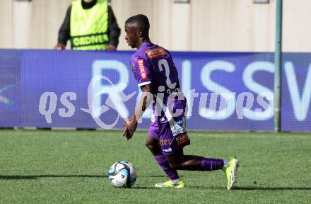 Fussball Bundesliga. SK Austria Klagenfurt gegen SK Puntigamer Sturm Graz.  Solomon Bonnah (Klagenfurt).  Klagenfurt, am 17.3.2024.
Foto: Kuess
www.qspictures.net
---
pressefotos, pressefotografie, kuess, qs, qspictures, sport, bild, bilder, bilddatenbank