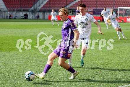 Fussball Bundesliga. SK Austria Klagenfurt gegen SK Puntigamer Sturm Graz. Aaron Sky Schwarz  (Klagenfurt).  Klagenfurt, am 17.3.2024.
Foto: Kuess
www.qspictures.net
---
pressefotos, pressefotografie, kuess, qs, qspictures, sport, bild, bilder, bilddatenbank