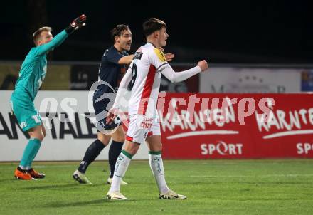 Fussball Regionalliga. WAC Amateure gegen Wallern.  Torjubel Maximilian Scharfetter,   (WAC).
Wolfsberg, am 22.3.2024.
Foto: Kuess
www.qspictures.net
---
pressefotos, pressefotografie, kuess, qs, qspictures, sport, bild, bilder, bilddatenbank