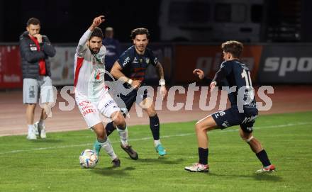 Fussball Regionalliga. WAC Amateure gegen Wallern.  Michael Novak  (WAC),   Mateo Kvesa (Wallern).
Wolfsberg, am 22.3.2024.
Foto: Kuess
www.qspictures.net
---
pressefotos, pressefotografie, kuess, qs, qspictures, sport, bild, bilder, bilddatenbank