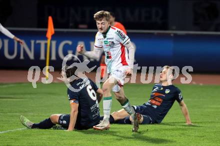 Fussball Regionalliga. WAC Amateure gegen Wallern. Torjubel Michael Morgenstern   (WAC).
Wolfsberg, am 22.3.2024.
Foto: Kuess
www.qspictures.net
---
pressefotos, pressefotografie, kuess, qs, qspictures, sport, bild, bilder, bilddatenbank