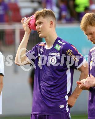Fussball Bundesliga. SK Austria Klagenfurt gegen TSV Egger Glas Hartberg. Nicolas Binder  (Klagenfurt).  Klagenfurt, am 7.4.2024.
Foto: Kuess
www.qspictures.net
---
pressefotos, pressefotografie, kuess, qs, qspictures, sport, bild, bilder, bilddatenbank