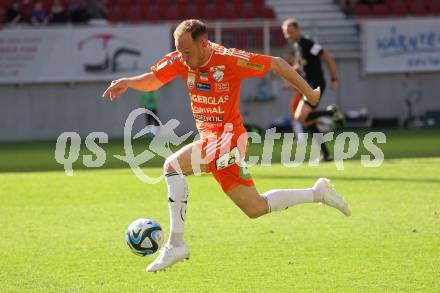 Fussball Bundesliga. SK Austria Klagenfurt gegen TSV Egger Glas Hartberg.  Mario Kroepfl  (Hartberg).  Klagenfurt, am 7.4.2024.
Foto: Kuess
www.qspictures.net
---
pressefotos, pressefotografie, kuess, qs, qspictures, sport, bild, bilder, bilddatenbank