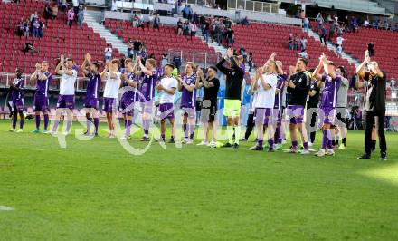 Fussball Bundesliga. SK Austria Klagenfurt gegen TSV Egger Glas Hartberg.   (Klagenfurt). Klagenfurt, am 7.4.2024.
Foto: Kuess
www.qspictures.net
---
pressefotos, pressefotografie, kuess, qs, qspictures, sport, bild, bilder, bilddatenbank