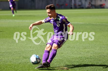 Fussball Bundesliga. SK Austria Klagenfurt gegen TSV Egger Glas Hartberg. Till Schumacher (Klagenfurt). Klagenfurt, am 7.4.2024.
Foto: Kuess
www.qspictures.net
---
pressefotos, pressefotografie, kuess, qs, qspictures, sport, bild, bilder, bilddatenbank